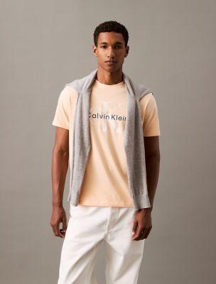 Monologo Crewneck T-Shirt by CALVIN KLEIN