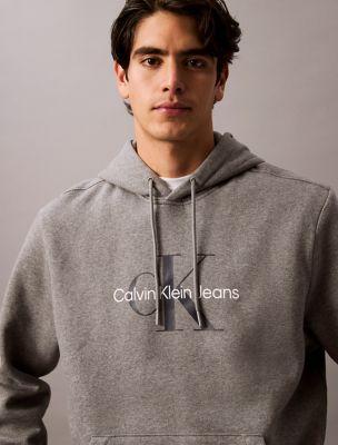 Monologo Fleece Hoodie by CALVIN KLEIN