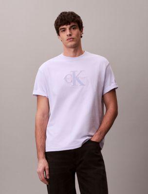 Monologo Outline Graphic Classic T-Shirt by CALVIN KLEIN