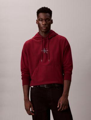 Monologo Premium Fleece Hoodie by CALVIN KLEIN