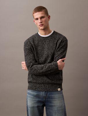 Mouline Heather Relaxed Sweater by CALVIN KLEIN
