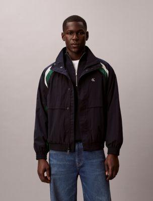 Nylon Colorblock Track Jacket by CALVIN KLEIN