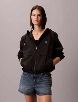Nylon Relaxed Windbreaker Jacket by CALVIN KLEIN