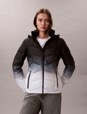 Ombre Slim Puffer Jacket by CALVIN KLEIN