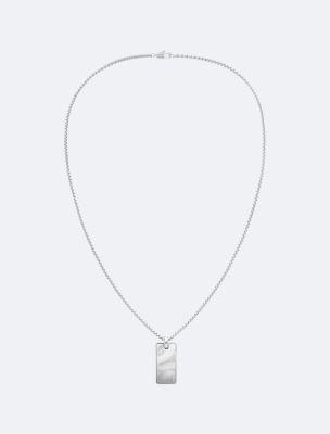 Organic Rectangle Shape Pendant Necklace | Calvin Klein by CALVIN KLEIN