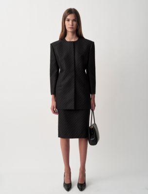 Parker Collarless Blazer by CALVIN KLEIN