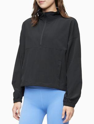 Performance 1/2 Zip Pullover Jacket by CALVIN KLEIN