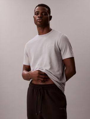 Pique Crewneck Sleep T-Shirt by CALVIN KLEIN