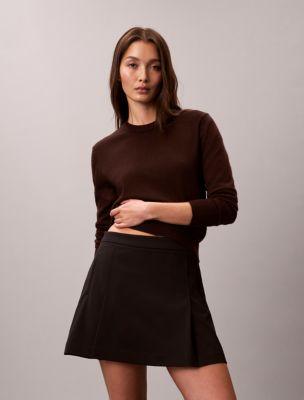 Pleated Mini Skirt by CALVIN KLEIN