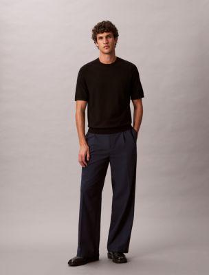 Pleated Wide Leg Trouser by CALVIN KLEIN