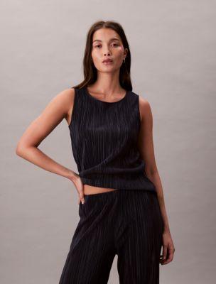 Plisse Tank Top by CALVIN KLEIN