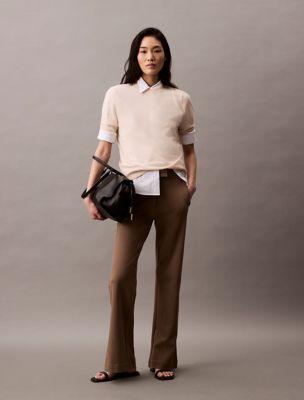 Ponte Flared Fit Pants by CALVIN KLEIN