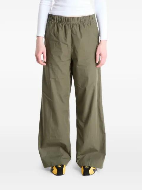 Poplin Ewaist Pull O elasticated trousers by CALVIN KLEIN