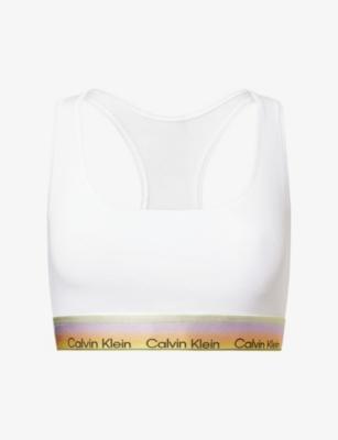 Pride Cotton-Modal Bralette by CALVIN KLEIN