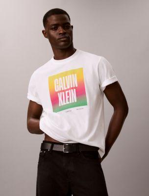 Pride Logo Block Easy Tee by CALVIN KLEIN