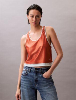 Pride Mesh Tank Top by CALVIN KLEIN