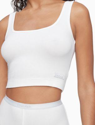 Pure Ribbed Sleep Tank Top by CALVIN KLEIN