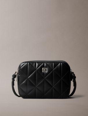 Quilted Emblem Logo Camera Bag | Calvin Klein by CALVIN KLEIN