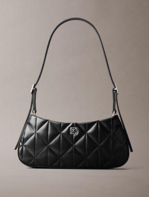 Quilted Emblem Logo Small Shoulder Bag | Calvin Klein by CALVIN KLEIN