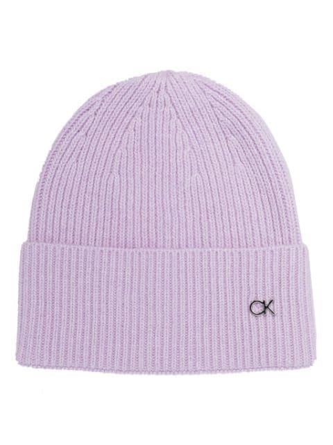 Re-lo ribbed-knit beanie by CALVIN KLEIN