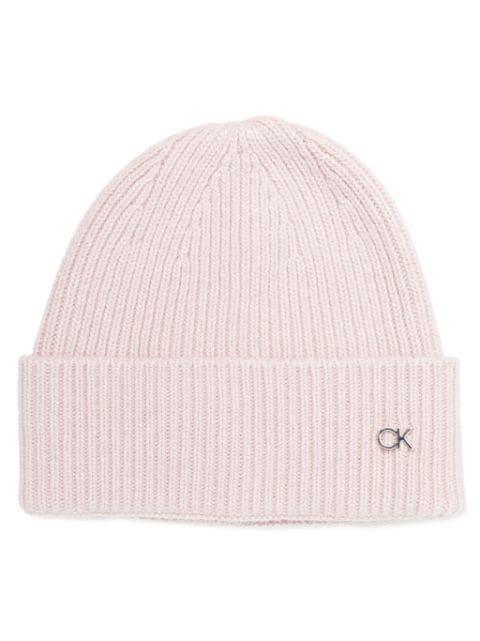 Re-lo ribbed-knit beanie by CALVIN KLEIN