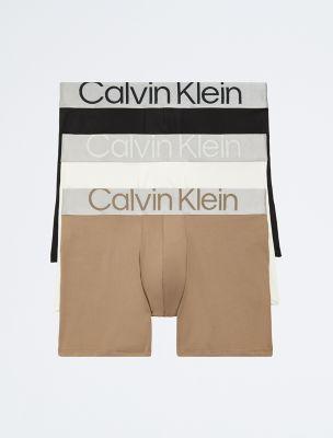Reconsidered Steel Micro 3-Pack Boxer Brief by CALVIN KLEIN