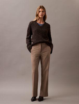 Refined Stretch Straight Trouser by CALVIN KLEIN