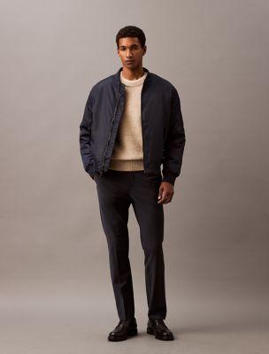 Refined Wool Blend Slim Trouser by CALVIN KLEIN