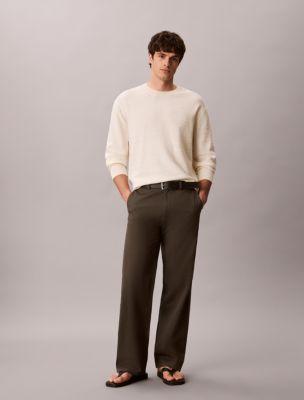 Relaxed Straight Darted Pants by CALVIN KLEIN