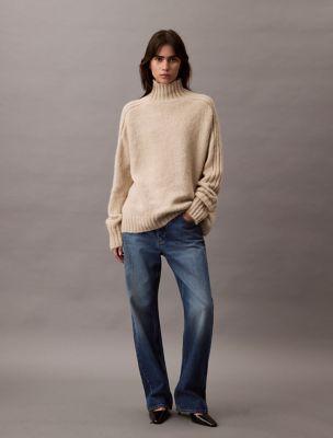 Relaxed Turtleneck Sweater by CALVIN KLEIN