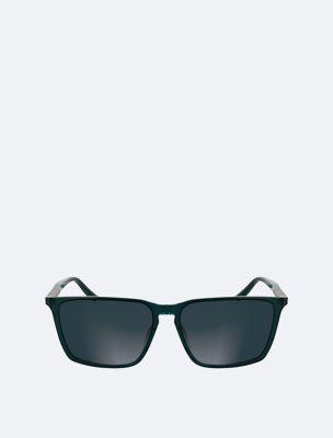 Resin Rectangle Sunglasses | Calvin Klein by CALVIN KLEIN