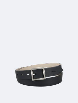 Reversible Center Bar Buckle Belt by CALVIN KLEIN