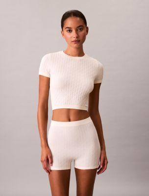 Rib Emblem Seamless Tee by CALVIN KLEIN