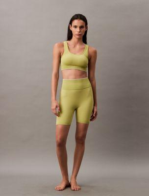 Rib Sport Medium Impact Sports Bra + Bike Shorts | Calvin Klein by CALVIN KLEIN