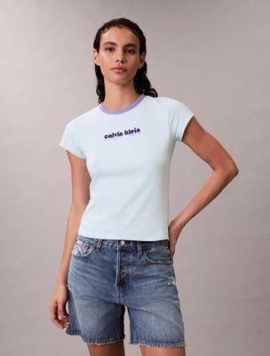 Round Logo Graphic Classic T-Shirt by CALVIN KLEIN