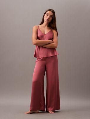 Satin Wide Leg Sleep Pants by CALVIN KLEIN