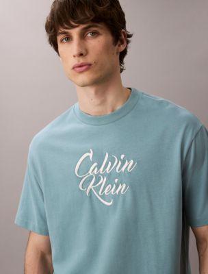 Script Logo Graphic Relaxed T-Shirt by CALVIN KLEIN