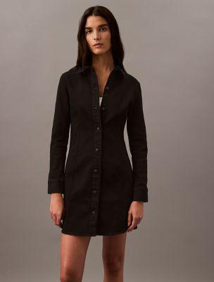 Sculpt Button-Down Shirt Dress by CALVIN KLEIN