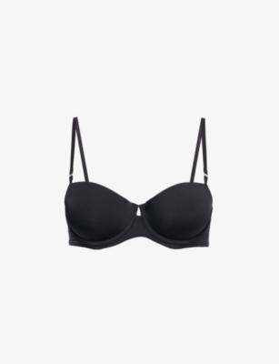 Sculpt Lift Woven Balconette Bra by CALVIN KLEIN