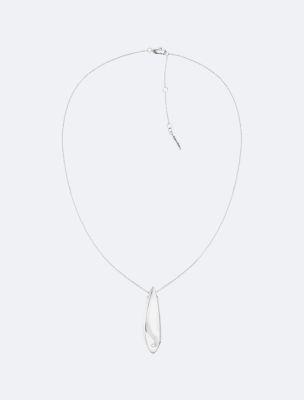 Sculptural Contour Vertical Pendant Necklace | Calvin Klein by CALVIN KLEIN