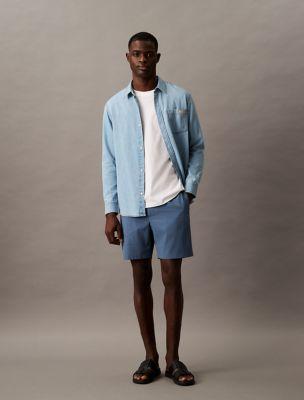 Seersucker Shorts by CALVIN KLEIN