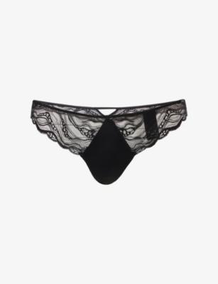 Sensual Stretch-Lace Thong by CALVIN KLEIN
