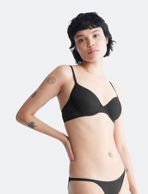 Sheer Marquisette Lightly Lined Demi Bra by CALVIN KLEIN