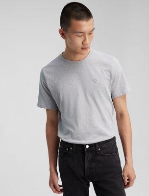 Smooth Cotton Monogram T-Shirt by CALVIN KLEIN