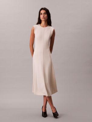 Soft Knit Midi Dress by CALVIN KLEIN