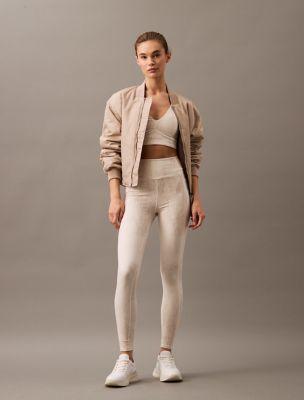 Soft Stretch Sport Printed 7/8 Leggings by CALVIN KLEIN