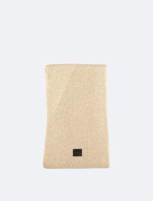 Solid Ribbed Scarf | Calvin Klein by CALVIN KLEIN