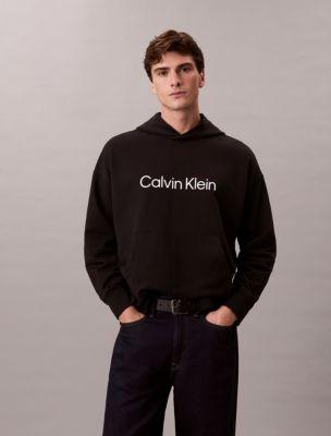Standard Logo Terry Hoodie by CALVIN KLEIN