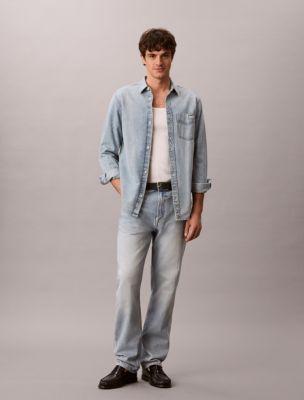 Standard Straight Lightweight Jeans by CALVIN KLEIN