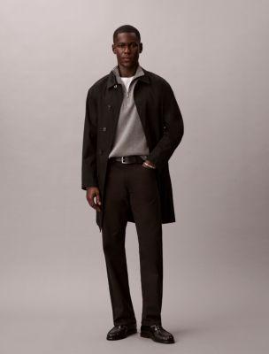 Standard Straight Stretch 5-Pocket Pants by CALVIN KLEIN